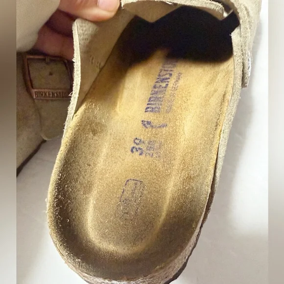 Birkenstock Softbed Suede Leather Mules Women’s Sandals - Picture 7 of 8